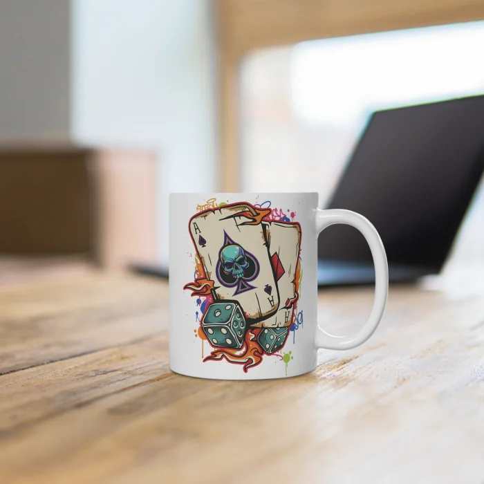 Kubek 330ml z nadrukiem Ace Of Skull