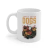 Kubek 330ml  z nadrukiem Three Astro Dogs Biały