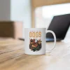 Kubek 330ml  z nadrukiem Three Astro Dogs Biały
