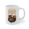 Kubek 330ml  z nadrukiem Three Astro Dogs Biały