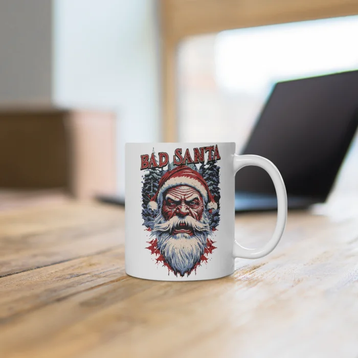 Kubek 330ml z nadrukiem Bad Santa