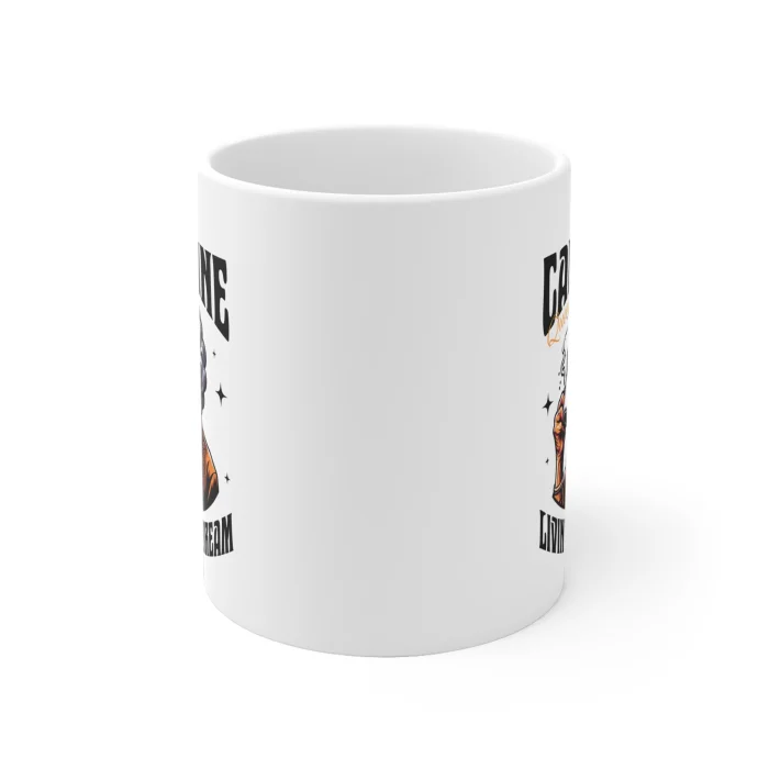 Kubek 330ml z nadrukiem Caffeine Queen