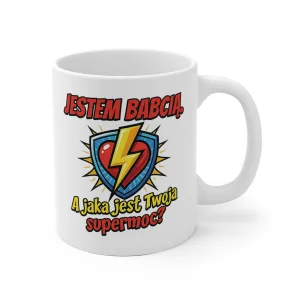 Kubek na Dzień Babci 330ml z nadrukiem Super Babcia