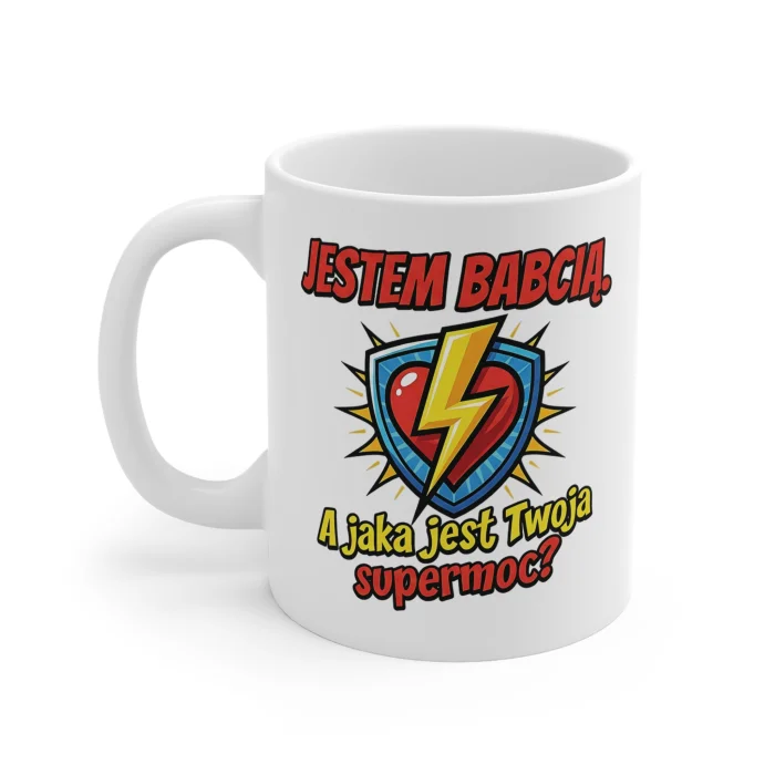 Kubek na Dzień Babci 330ml z nadrukiem Super Babcia