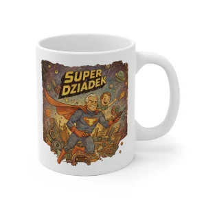 Kubek na Dzień Dziadka 330ml z nadrukiem Dziadek Superman