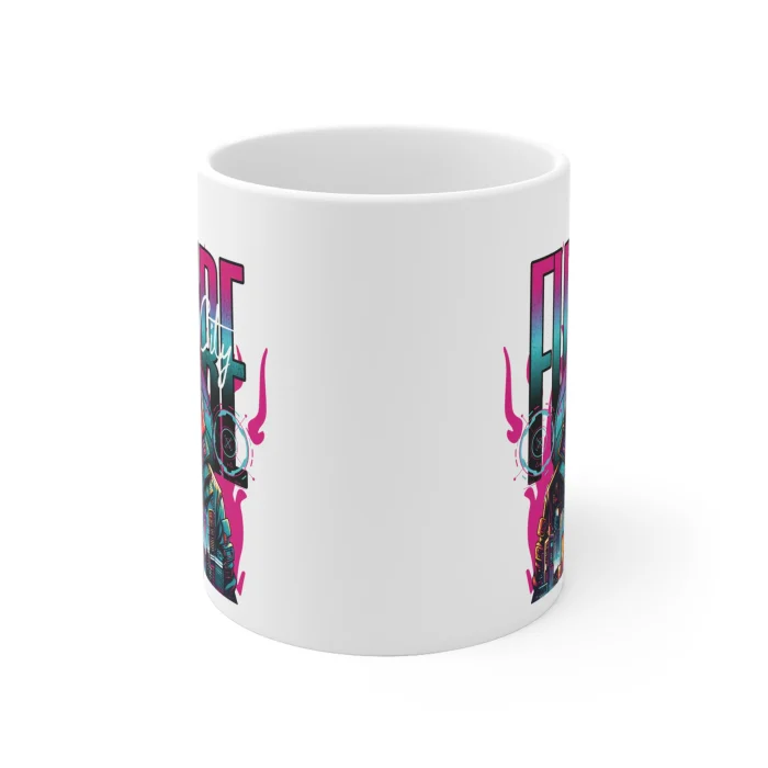 Kubek 330ml z nadrukiem Future City