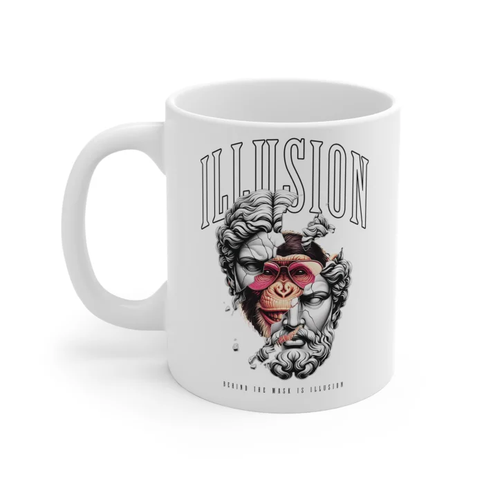 Kubek 330ml z nadrukiem Illusion