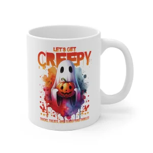 Kubek 330ml z nadrukiem Let's Get Creepy