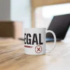 Kubek 330ml z nadrukiem Półlegal
