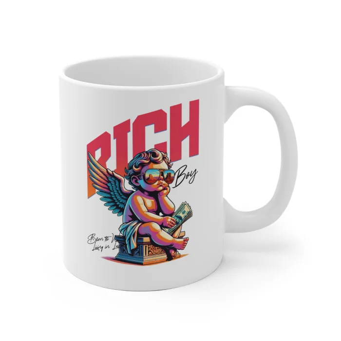 Kubek 330ml z nadrukiem Rich Boy