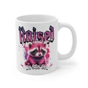 Kubek 330ml z nadrukiem Raised on 90's Era