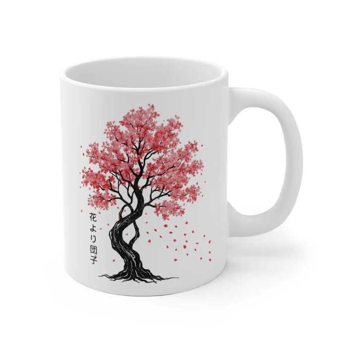 Kubek 330ml z nadrukiem Sakura Tree