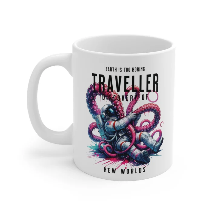 Kubek 330ml z nadrukiem Traveller