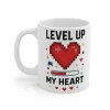 Kubek z nadrukiem 330ml Level Up My Heart