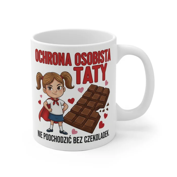 Kubek z nadrukiem 330ml Ochrona Osobista Taty