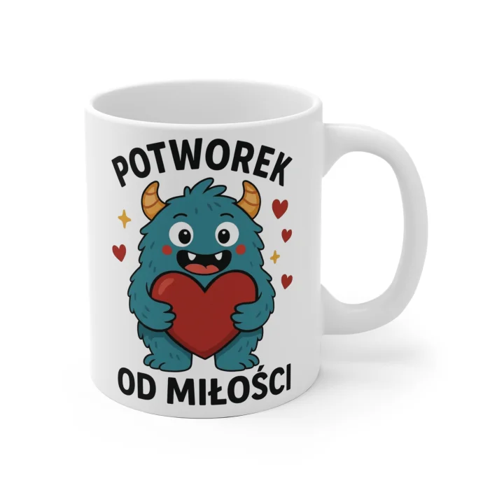 Kubek z nadrukiem 330ml Potworek Od Miłości