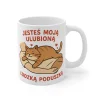 Kubek z nadrukiem 330ml Ulubiona Poduszka Kota