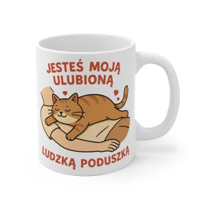 Kubek z nadrukiem 330ml Ulubiona Poduszka Kota