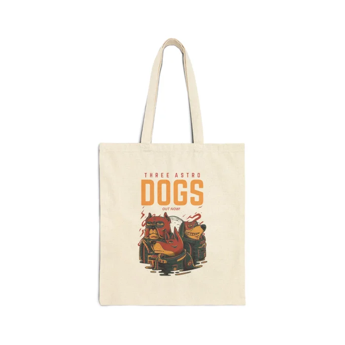 Torba z nadrukiem Three Astro Dogs