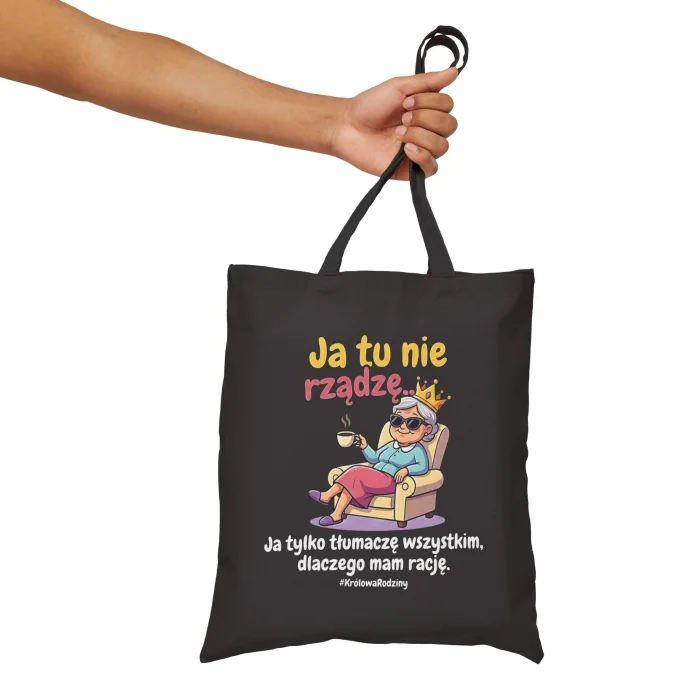 Torba z nadrukiem Babcia Królowa Rodziny