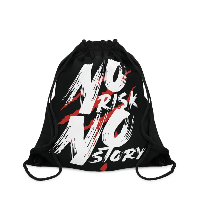 Worek z nadrukiem No Risk No Story