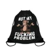 Worek z nadrukiem Not My Fucking Problem