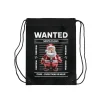 Worek z nadrukiem Wanted Santa Claus