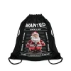 Worek z nadrukiem Wanted Santa Claus