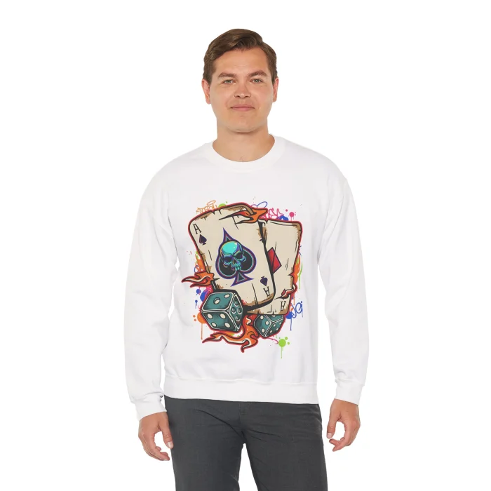Bluza z nadrukiem Ace Of Skull