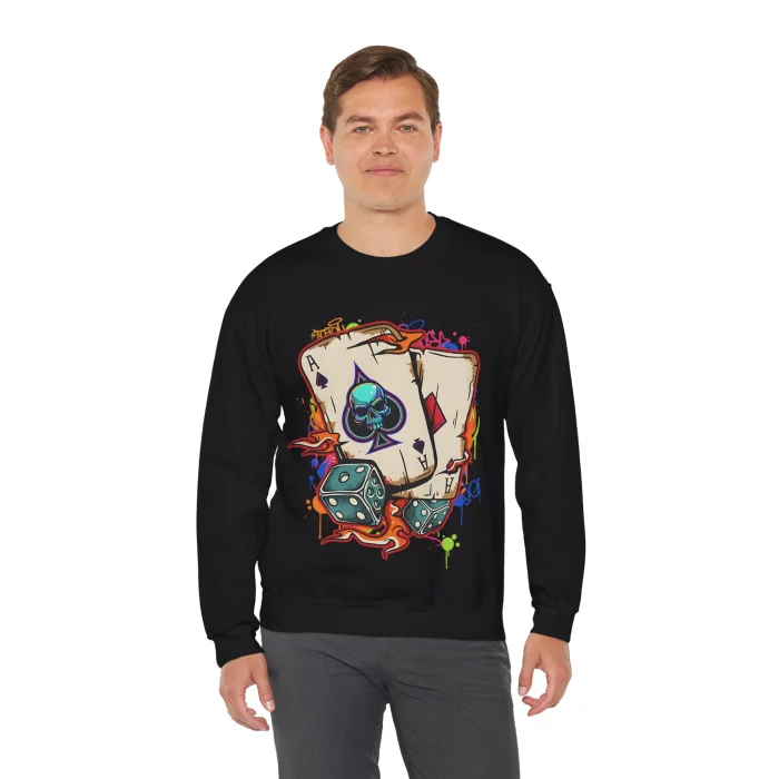 Bluza z nadrukiem Ace Of Skull