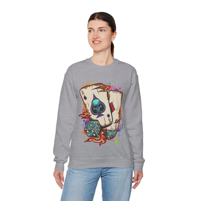 Bluza z nadrukiem Ace Of Skull