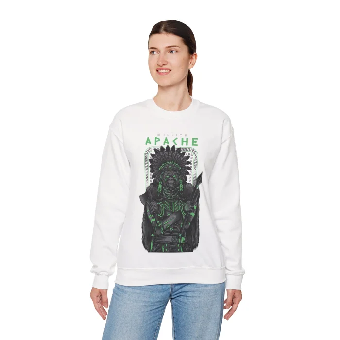 Bluza z nadrukiem Apache Warrior