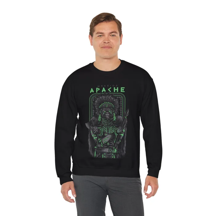 Bluza z nadrukiem Apache Warrior