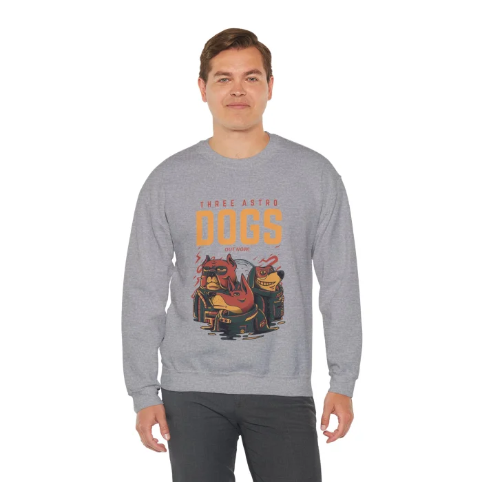 Bluza z nadrukiem Three Astro Dogs