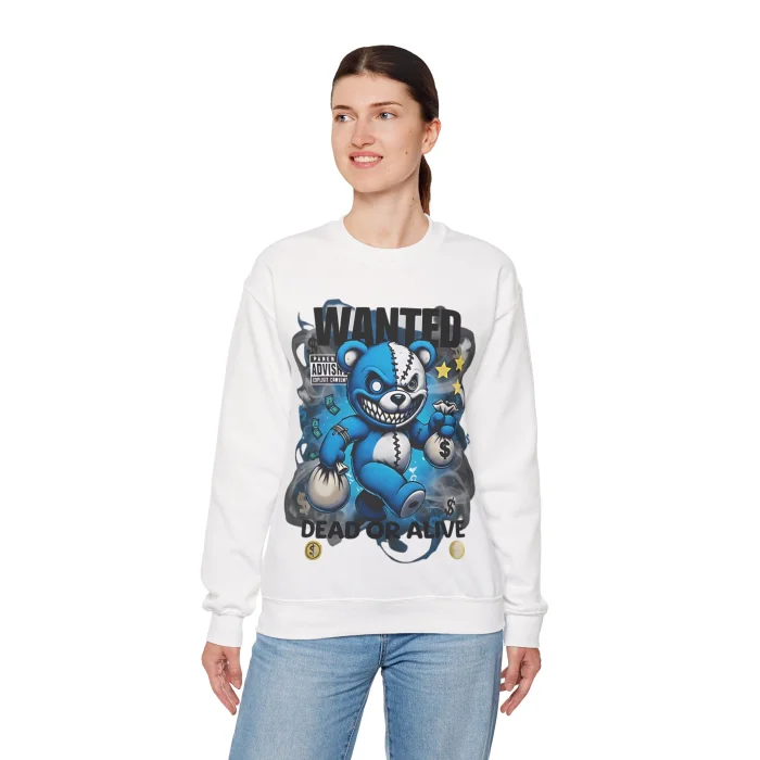 Bluza z nadrukiem Wanted Dead or Alive