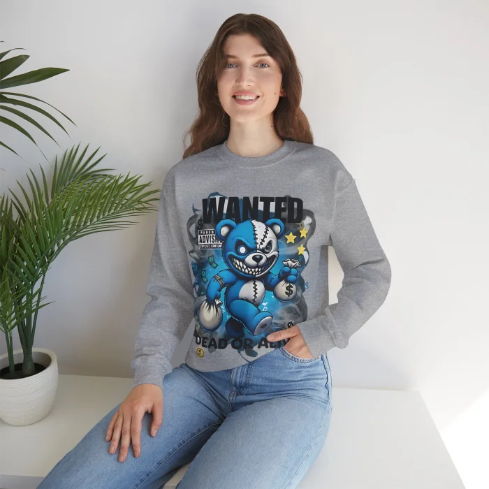 Bluza z nadrukiem Wanted Dead or Alive