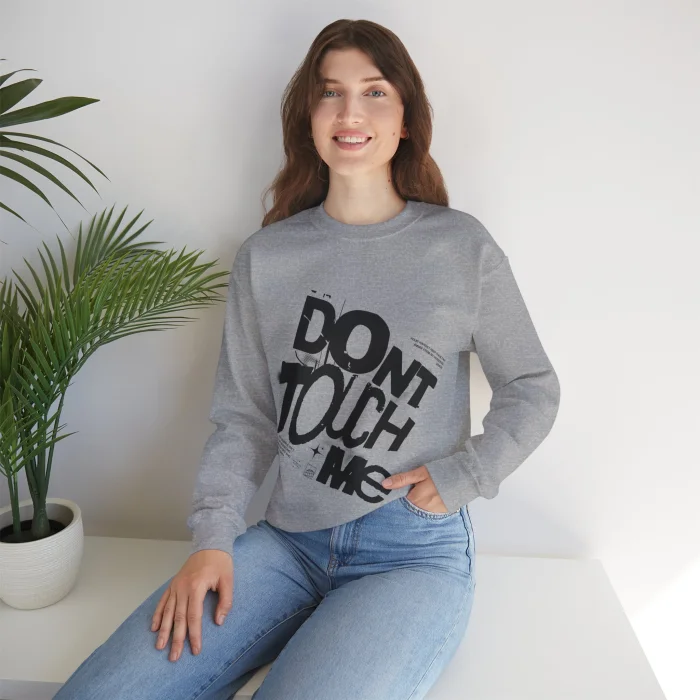 Bluza z nadrukiem Don't Touch Me