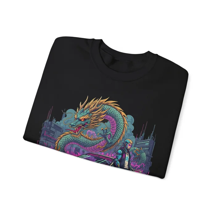 Bluza z nadrukiem Dragon's Ride