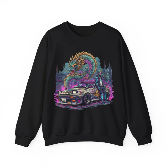 Bluza z nadrukiem Dragon's Ride