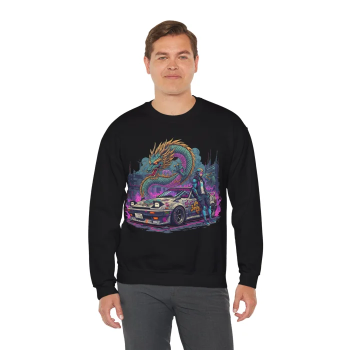 Bluza z nadrukiem Dragon's Ride