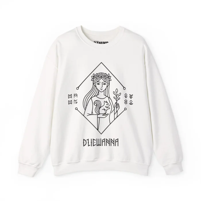 Bluza z nadrukiem Dziewanna