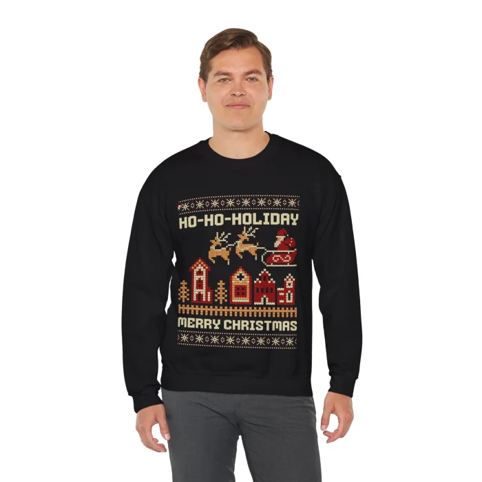 Bluza z nadrukiem Ho Ho Holiday