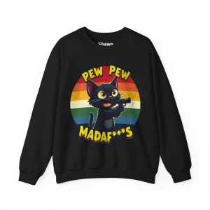Bluza z nadrukiem Pew Pew Madaf***s