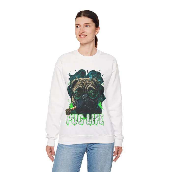 Bluza z nadrukiem Pug Life