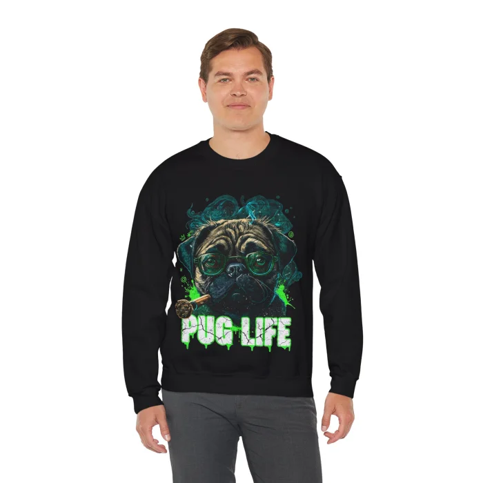 Bluza z nadrukiem Pug Life
