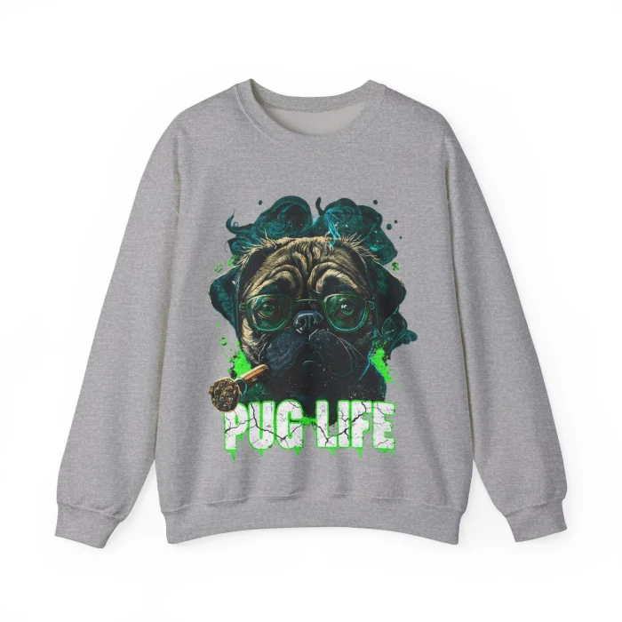 Bluza z nadrukiem Pug Life
