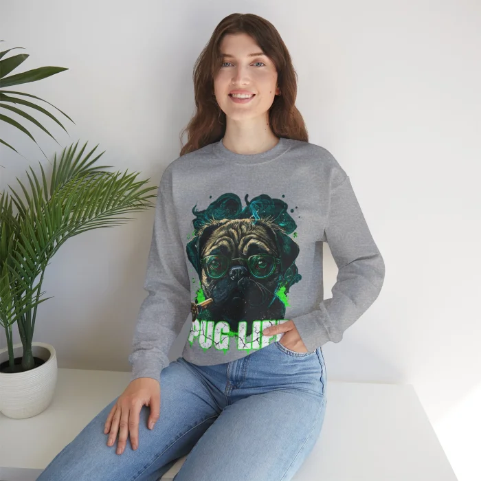 Bluza z nadrukiem Pug Life