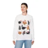 Bluza z nadrukiem Świąteczne Koty