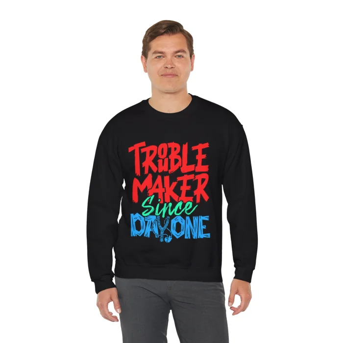 Bluza z nadrukiem Trouble Maker