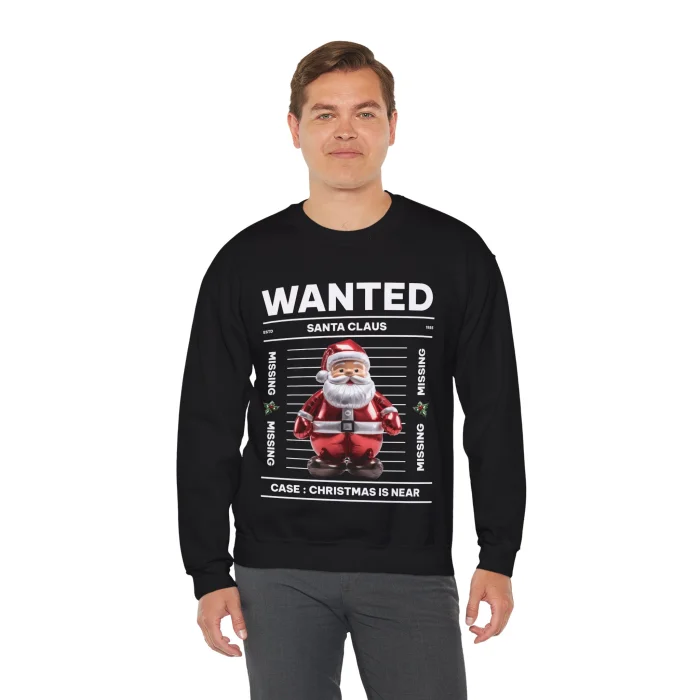 Bluza z nadrukiem Wanted Santa Claus